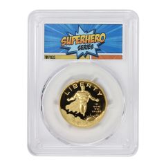2025-W $50 Gold Superman PCGS Gem Proof FDOI Superhero Label