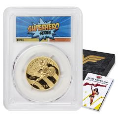 2025-W $50 Gold Wonder Woman PCGS PR70DCAM FDOI Superhero Label w/ OGP