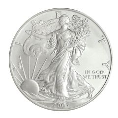 1oz BU Silver Eagles (Random Year)