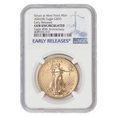 2026-(W) $50 Gold Eagle NGC GemUNC ER
