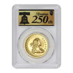 1804 (2026) Gold Draped Bust Dollar PCGS SP70 FDOI 250th Anniv. Label 
