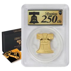2026-P $250 Gold Freedom Ringing Liberty Bell PCGS PR69DCAM FDOI 250th Label w/ OGP