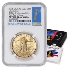 2026-W $50 Gold Eagle NGC PF70UCAM FDOI w/ OGP