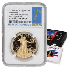 2026-W $50 Gold Eagle NGC PF70UCAM FDOI w/ OGP