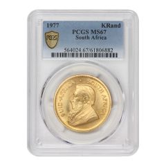 1977 South Africa Gold Krugerrand PCGS MS67