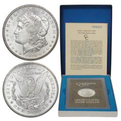 1878-CC $1 Silver Morgan BU GSA Box & Cert