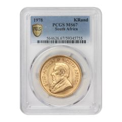 South Africa Gold Krugerrand 1978 PCGS MS67