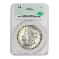 1879 $1 Silver Morgan CACG MS66+