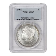 1879-S $1 Silver Morgan PCGS MS67