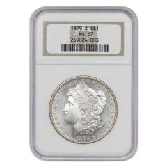 1879-S $1 Silver Morgan NGC MS67