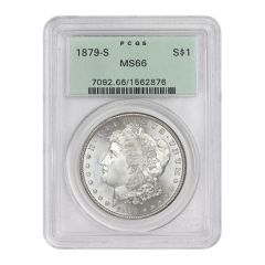 1879-S $1 Silver Morgan PCGS MS66 OGH Obverse