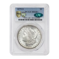 1879-S $1 Silver Morgan PCGS MS68+ CAC PQ
