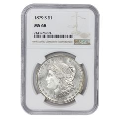 1879-S $1 Silver Morgan NGC MS68