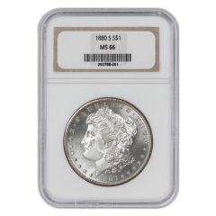 1880-S $1 Silver Morgan NGC MS66