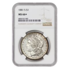 1881-S $1 Silver Morgan NGC MS66+ Obverse