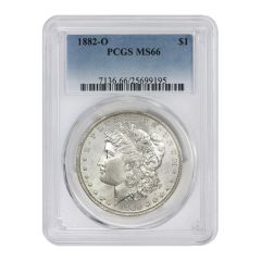 1882-O $1 Silver Morgan PCGS MS66