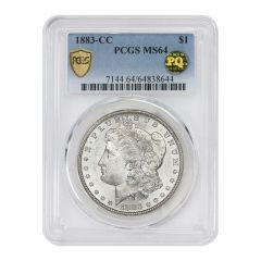 1883-CC $1 Silver Morgan PCGS MS64 PQ