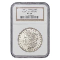 1888-O $1 Silver Morgan NGC MS64 VAM E Clash Obverse
