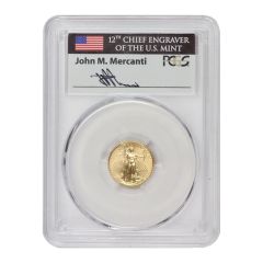 1994 $5 Gold Eagle PCGS MS70 Mercanti Label