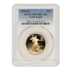 1994-W $25 Gold Eagle PCGS PR70DCAM Obverse

