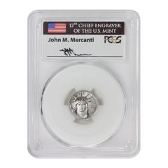 1997 $10 Platinum Eagle PCGS MS70 Mercanti Label