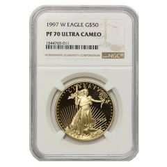 1997-W $50 Eagle NGC PF70UCAM Obverse
