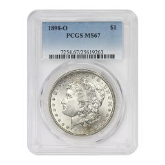 1898-O $1 Silver Morgan PCGS MS67
