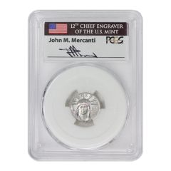 1999 $10 Platinum Eagle PCGS MS70 Mercanti Label