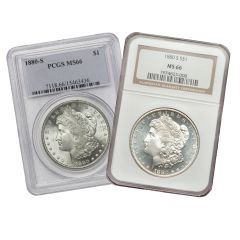 Pre-1921$1 Morgan Silver Dollar MS66 Obverse