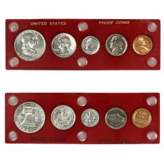 Set of 5 1952 Silver Proof 