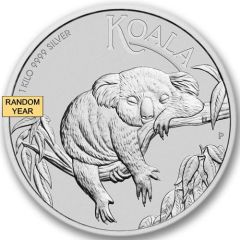 Random Year Australia 1 Kilo Silver Koala Coin BU