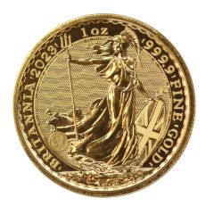 British 1oz Gold Britannia BU Random Year