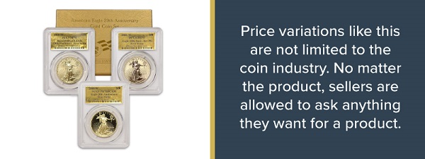 Why Do Coins of the Same Grade Have Different Prices?