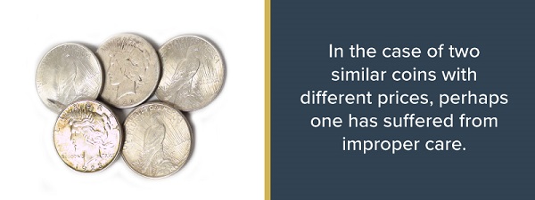 Why Do Coins of the Same Grade Have Different Prices?