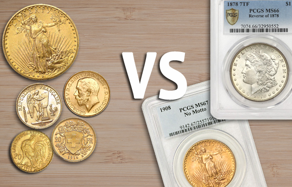 Bullion Plus vs. Investment Grade Coins