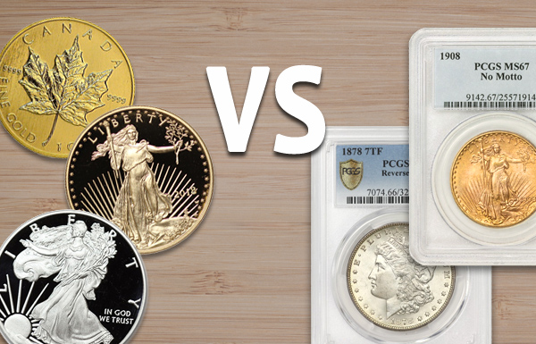 Bullion vs. Investment