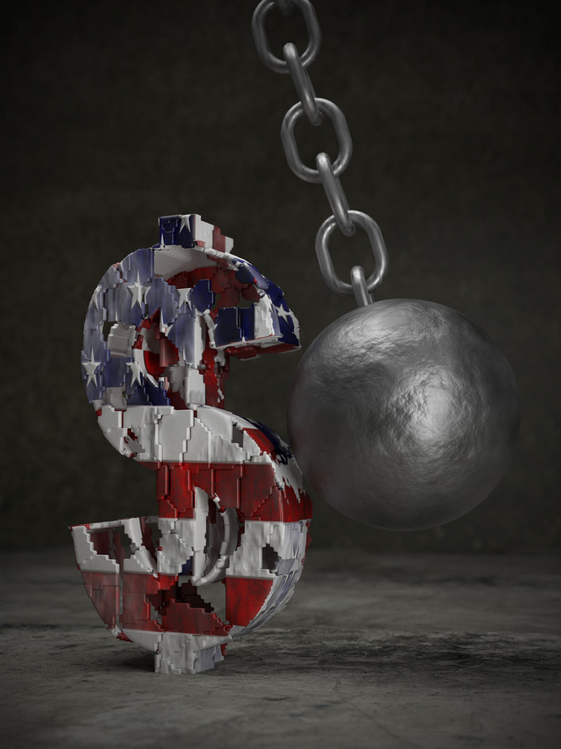 Trade War Escalation Drives Dollar Down & Metals Up